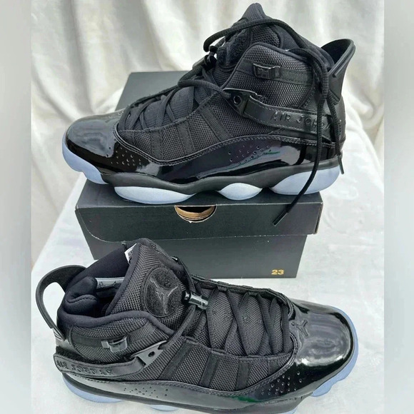 NIB Jordan 6 Rings (black/black-white)